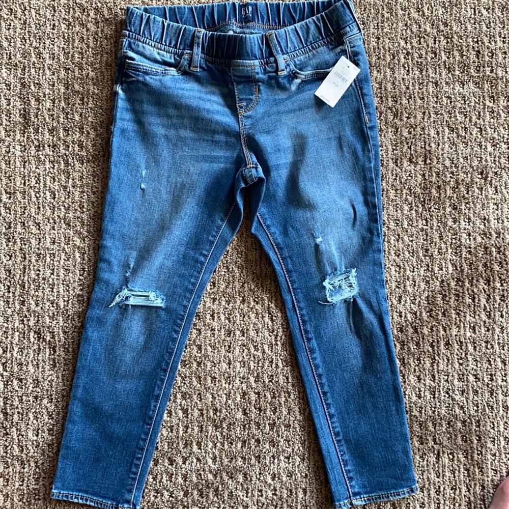 Distressed Gap Girls Jeans 7 Plus